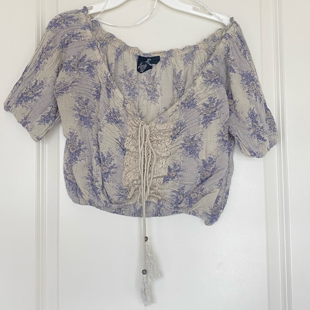 Floral crop top